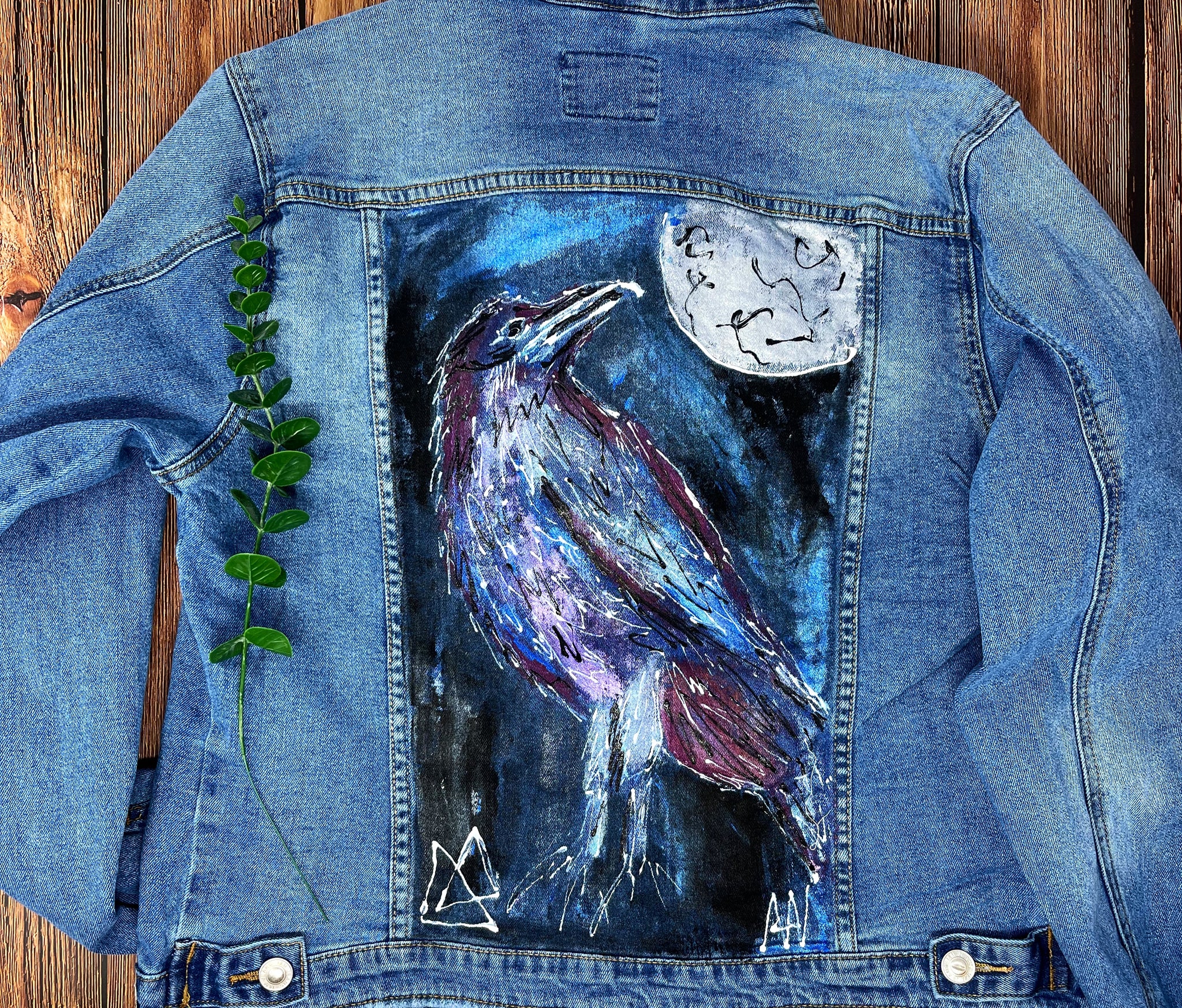 Hand painted CHILDREN'S jacket/art on jacket/ outlet jacket shirt with art/pop-art/park with print/Hand-painted jackets