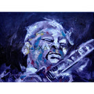 B.b. King Print Original Painting
