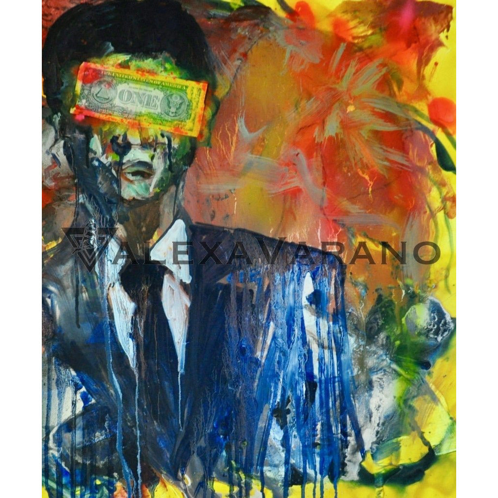 Blinded Print Original Painting