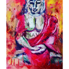 Buddha Print Original Painting