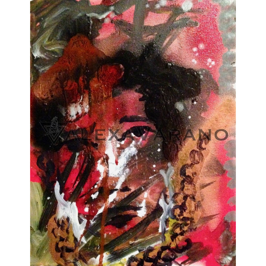 Chained Print Original Painting
