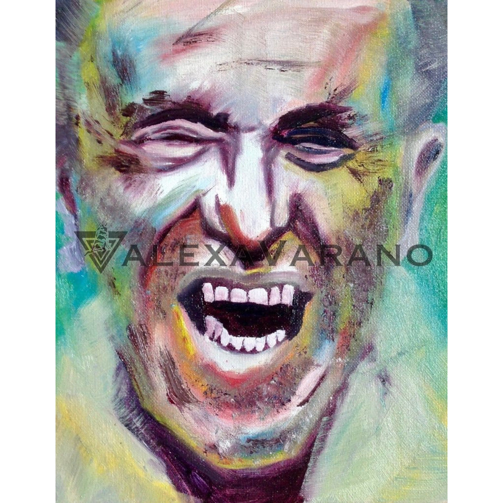 Charles Bukowski Print Original Painting