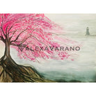 Cherry Blossom Print Original Painting