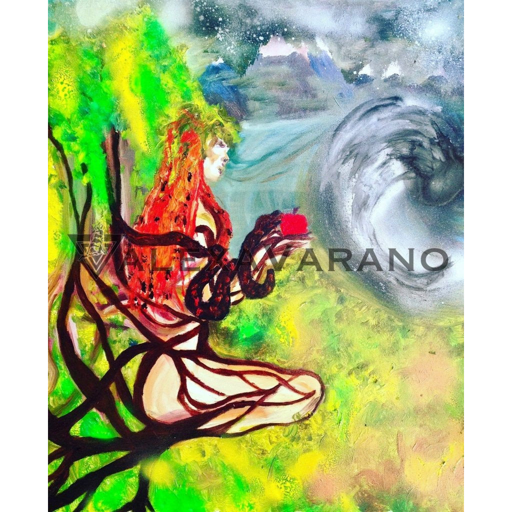 Garden Of Eden Print Original Painting