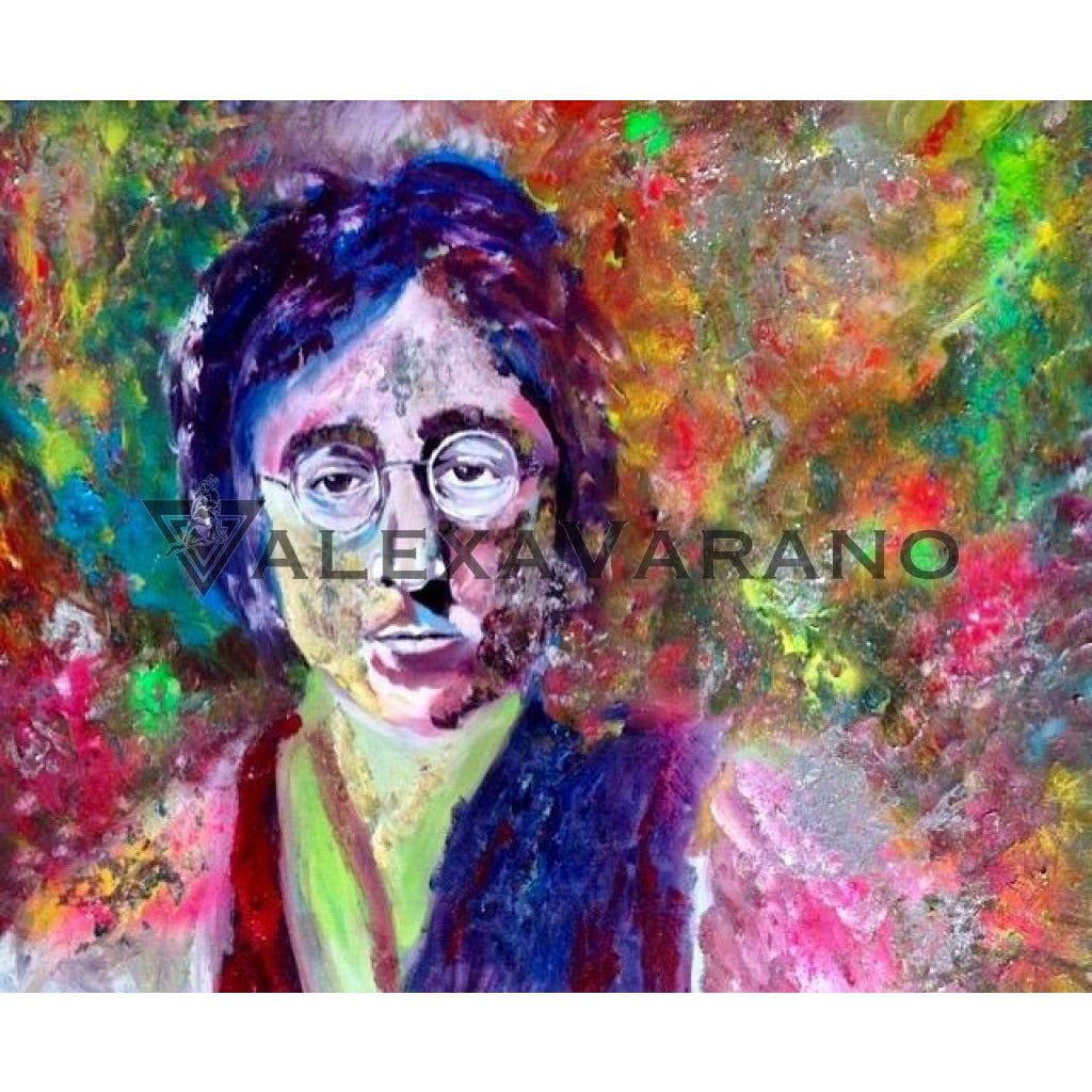 John Lennon Print Original Painting
