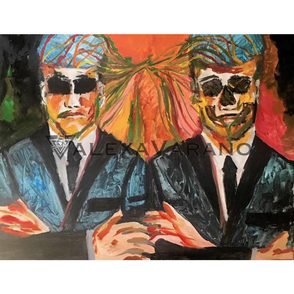 Mind Games Print Original Painting